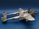 Prefab model aircraft 1/32 Lockheed P-38L-5-LO Lightning Trumpeter 0222