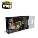 Set of acrylic paints of realistic robots (Realistic Robots Color Set) Ammo Mig 7156