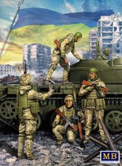 Фигуры 1/35 украинские солдаты. Защита Киева март 2022 MASTER BOX 35223