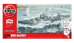 1/600 HMS Belfast Airfix A50069 Cruiser Starter Kit