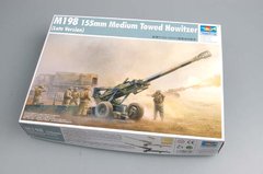 Сборная модель 1/35 пушка M198 155mm Medium Towed Howitzer Trumpeter 02319