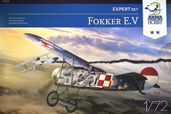 Сборная модель истребителя Fokker E.V. Ekspert set Arma Hobby 70012