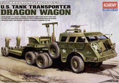 Assembly model 1/72 armored personnel carrier U.S. Tank Transporter Dragon Wagon Academy 13409