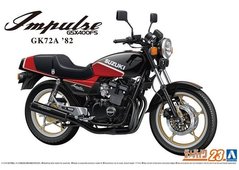 Сборная модель 1/12 мотоцикл Suzuki GK72A GSX400FS Impulse '82 Aoshima 06376