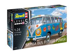 Сборная модель 1/24 фургон VW T1 Samba Bus Flower Power Revell 07050