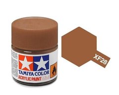 Акриловая краска XF28 темная медь (Dark Copper) 10мл Tamiya 81728