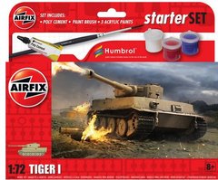 Prefab model 1/72 tank Tiger 1 Small Starter kit Airfix A55004