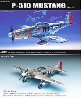 Assembled model 1/72 The Fighter of World War II P-51D Australian Forces Insignia included in ki