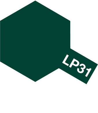 Нитро-краска LP31 Темно-зеленая 2, японский флот (Dark Green 2 IJN), 10 мл. Tamiya 82131