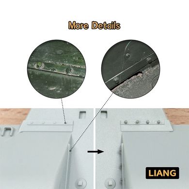 Масштабна модель гайки та болти моделі D 1.2-2.0mm LIANG-0442D, Немає в наявності