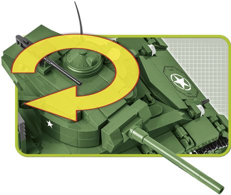 Конструктор американський легкий танк M24 Chaffee COBI 2543
