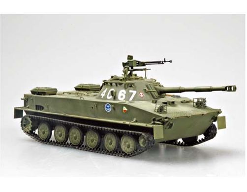 Prefab model 1/35 Polish amphibious tank PT-76B Trumpeter 00382