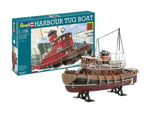 1/108 scale model of the Revell 05207 Harbor Tug