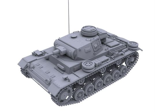 Assembled model 1/16 tank Panzer III Ausf. J (3in1) Das Werk 16002