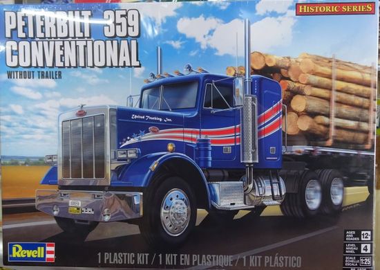 Prefab model Trucks Peterbilt 359 Conventional 1/25 Revell 11506