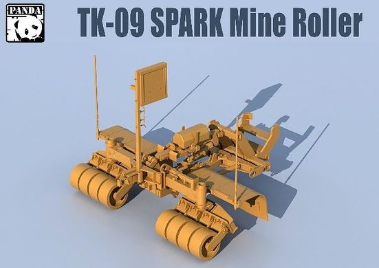 Сборная модель 1/35 Spark Mine Roller Panda Hobby TK-09, Немає в наявності