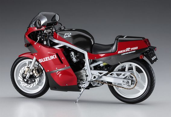 Збірна модель 1/12 мотоцикл Suzuki GSX-R750R (1986) Hasegawa 21730