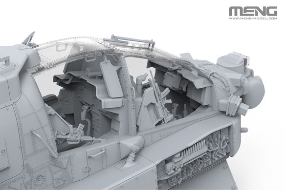 Збірна модель 1/35 Вертоліт AH-64D Saraf (ВПС Ізраїлю) Meng QS-005