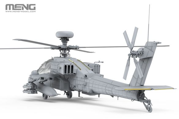 Збірна модель 1/35 Вертоліт AH-64D Saraf (ВПС Ізраїлю) Meng QS-005