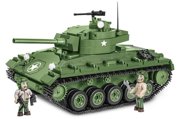 Конструктор американский легкий танк M24 Chaffee COBI 2543