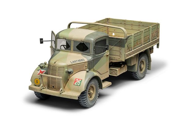Prefab model 1/35 truck WWII British Army 30-cwt 4x2 GS Truck Airfix A1380