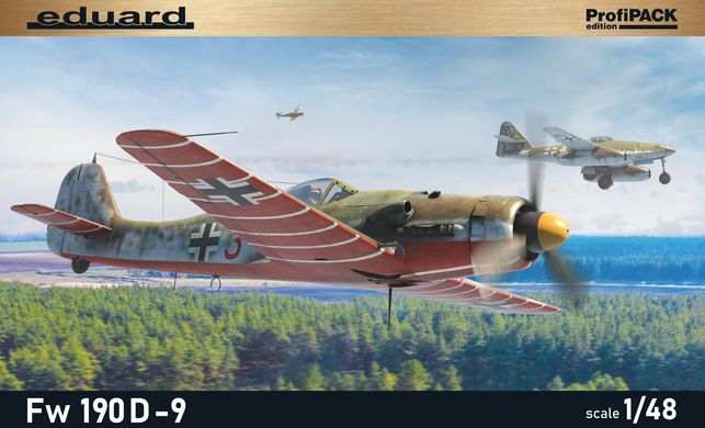 Assembled model 1/48 aircraft Fw 190D-9 ProfiPACK edition Eduard 8188