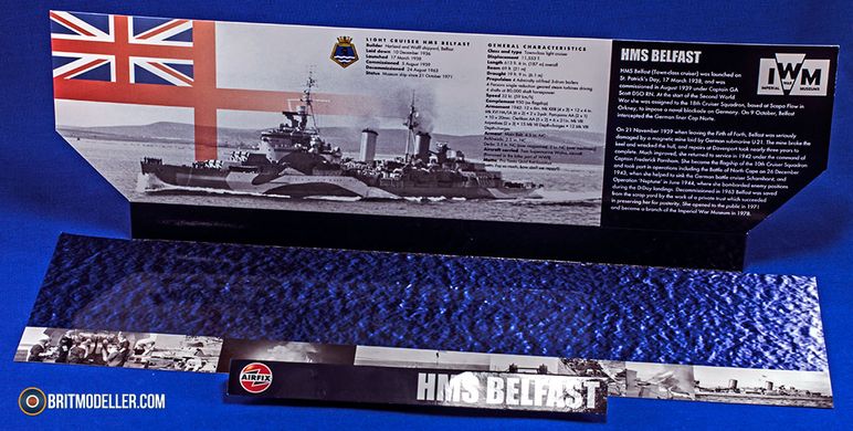 Стартовий набір для мделізму HMS Belfast Airfix 50069
