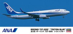 Сборная модель 1/200 самолет Boeing 737-800 "Triton Blue" международные рейсы ANA Hasegawa 10737