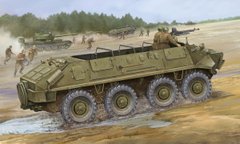 Assembled model of armored personnel carrier 1/35 Soviet BTR-60P APC Trumpeter 01542