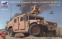 Assembly model 1/35 armored car M1114w/XM153 CROWS II Bronco CB35136