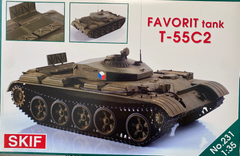 Prefab model 1/35 T-55S-2 Favorite SKIF 231