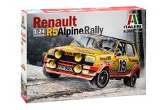 Збірна модель 1/24 автомобіль Renault R5 Альпійське Ралі Italeri 3652