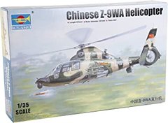 Сборная модель 1/35 вертолет Chinese Z-9WA Helicopter Trumpeter 05109