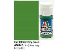Акриловая краска Серо-Зеленый матовый grey green matt 20ml Italeri 4301
