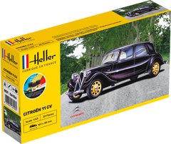 Prefab model 1/43 car Citroën 11 CV - Starter kit Heller 56159
