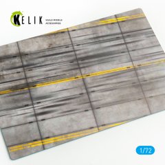 Concrete slabs type 2 Base - Acrylic 3 mm (280 x 180 mm) (170 g) (1/72) Kelik KS72002
