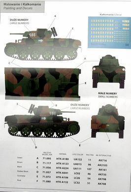 Assembly model 1:72 tank Stridsvagn M/40 K IBG Models 72035