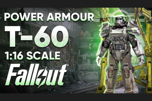 T-60 POWER ARMOR, 1:16, Fallout. Сборка и покраска 3D печатной модели