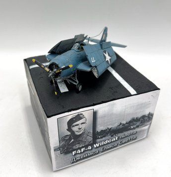 Diorama F4F-4 Wildcat pilot James Elms Swett 1:72 1102106