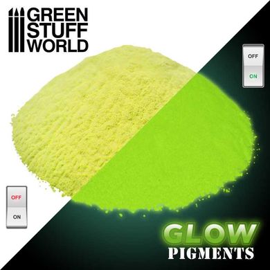 Люмінесцентний порошок що світиться в темряві Glow in the Dark - REALITY YELLOW-GREEN GSW 2407