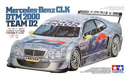 Збірна модель 1/24 автомобіль "Team D2" Mercedes-Benz CLK DTM Tamiya 24234