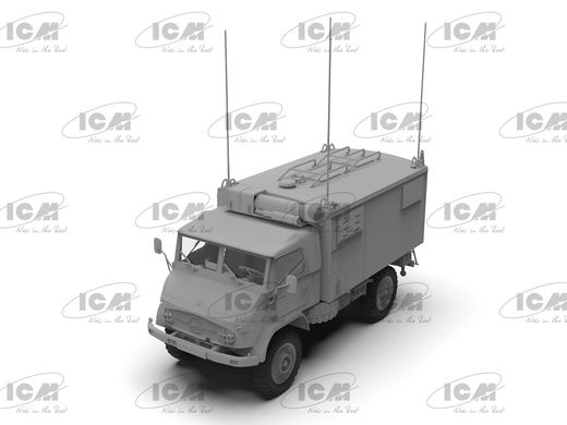 Збірна модель 1/35 військовий радіоавтомобіль Unimog S 404 ICM 35137