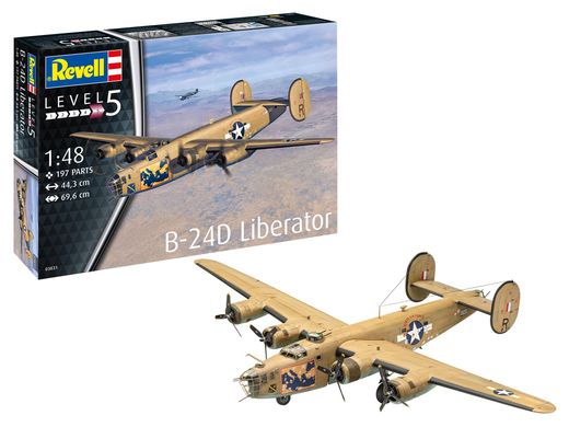 Збірна модель 1/48 літак B-24D Liberator Revell 03831