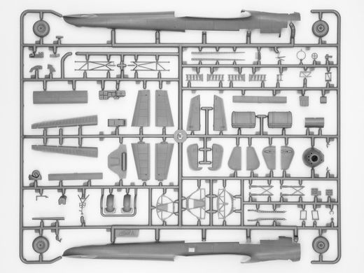 Сборная модель 1/72 самолет Do 17Z-2, Немецкий бомбардировщик 2 Мировой войны ICM 72304