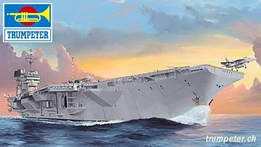 Сборная модель 1/350 авианосец USS Kitty Hawk CV-63 Trumpeter 05619
