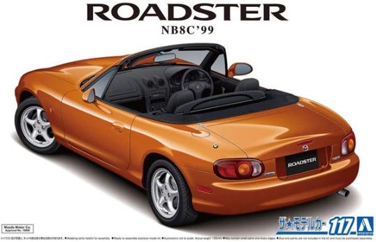 Сборная модель 1/24 автомобиля Roadster NB8C '99 Aoshima 05792
