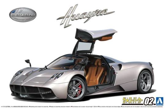 Сборная модель 1/24 автомобиль Pagani Huayra Aoshima 05806