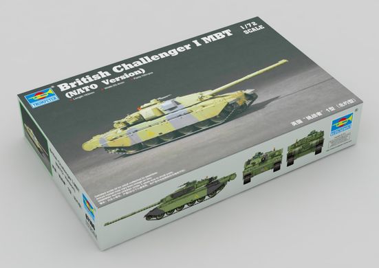 Збірна модель 1/72 танк British Challenger I MBT Nato Version Trumpeter 07106