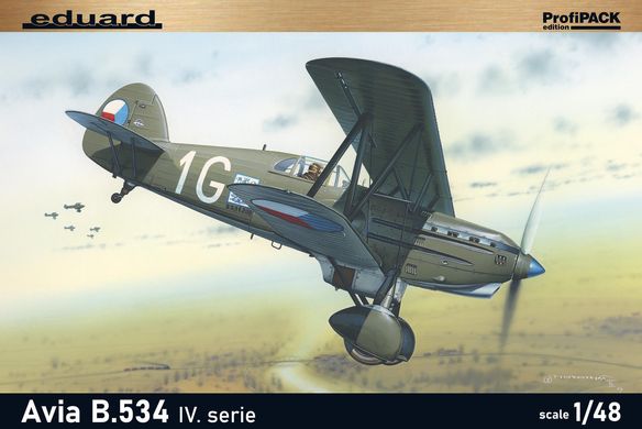 Збірна модель 1/48 літак Avia B.534 IV. série ProfiPack Edition Eduard 8192