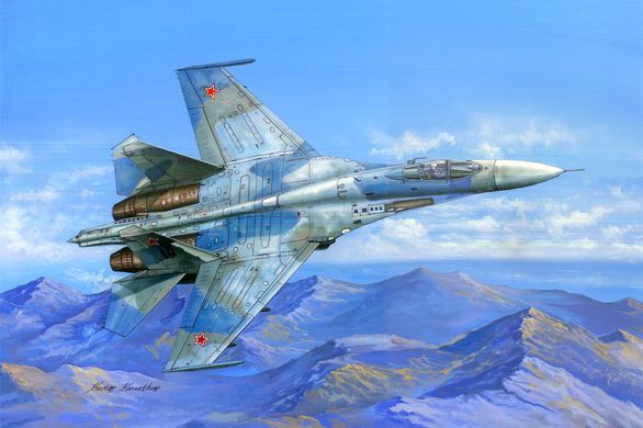 Збірна модель 1/48 літака Su-27 Flanker B Hobby Boss 81711